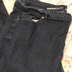 Dark blue jeans from the avenue (leggings)